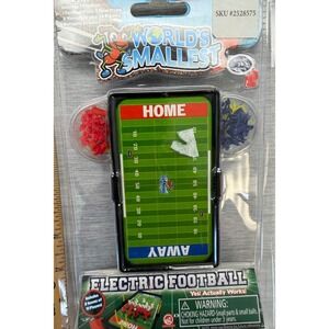 World's Smallest Electric Football Super Impulse Miniature Game 5303 New